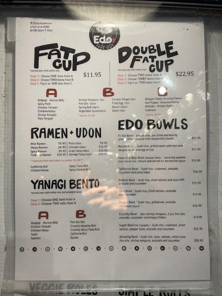 Edo Takeout New Brunswick Shoyu Ramen